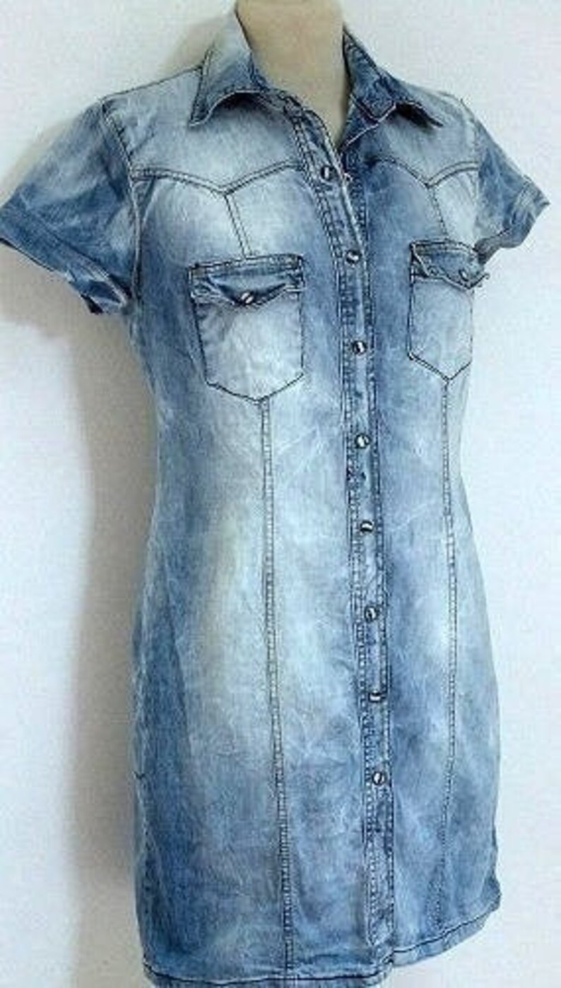 short jean dress