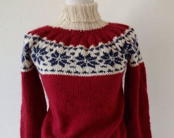 Pullover "Rote Edda"