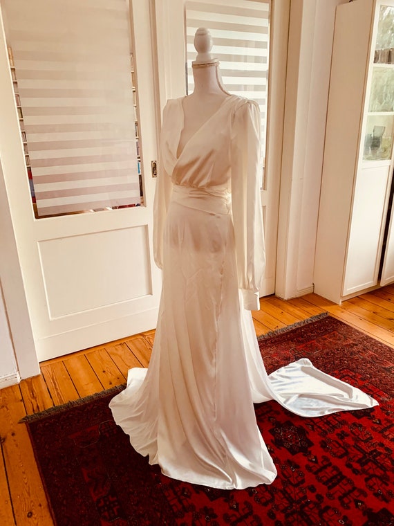 Wedding Dress "lea-lisa" - Etsy Wedding Dress "lea-lisa" - Etsy