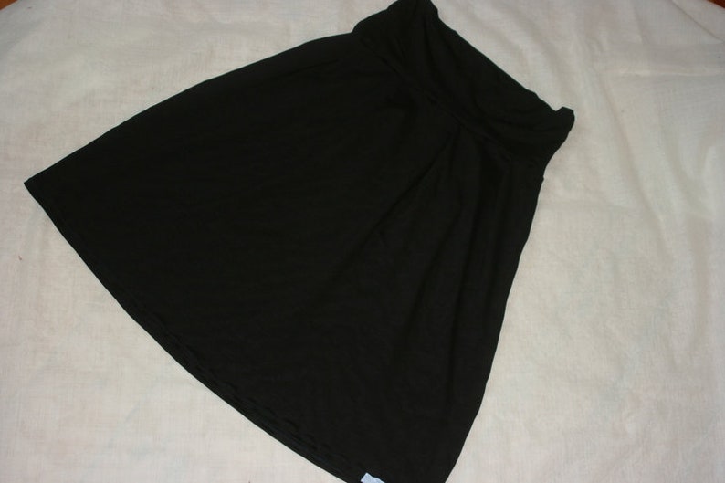 A black skirt