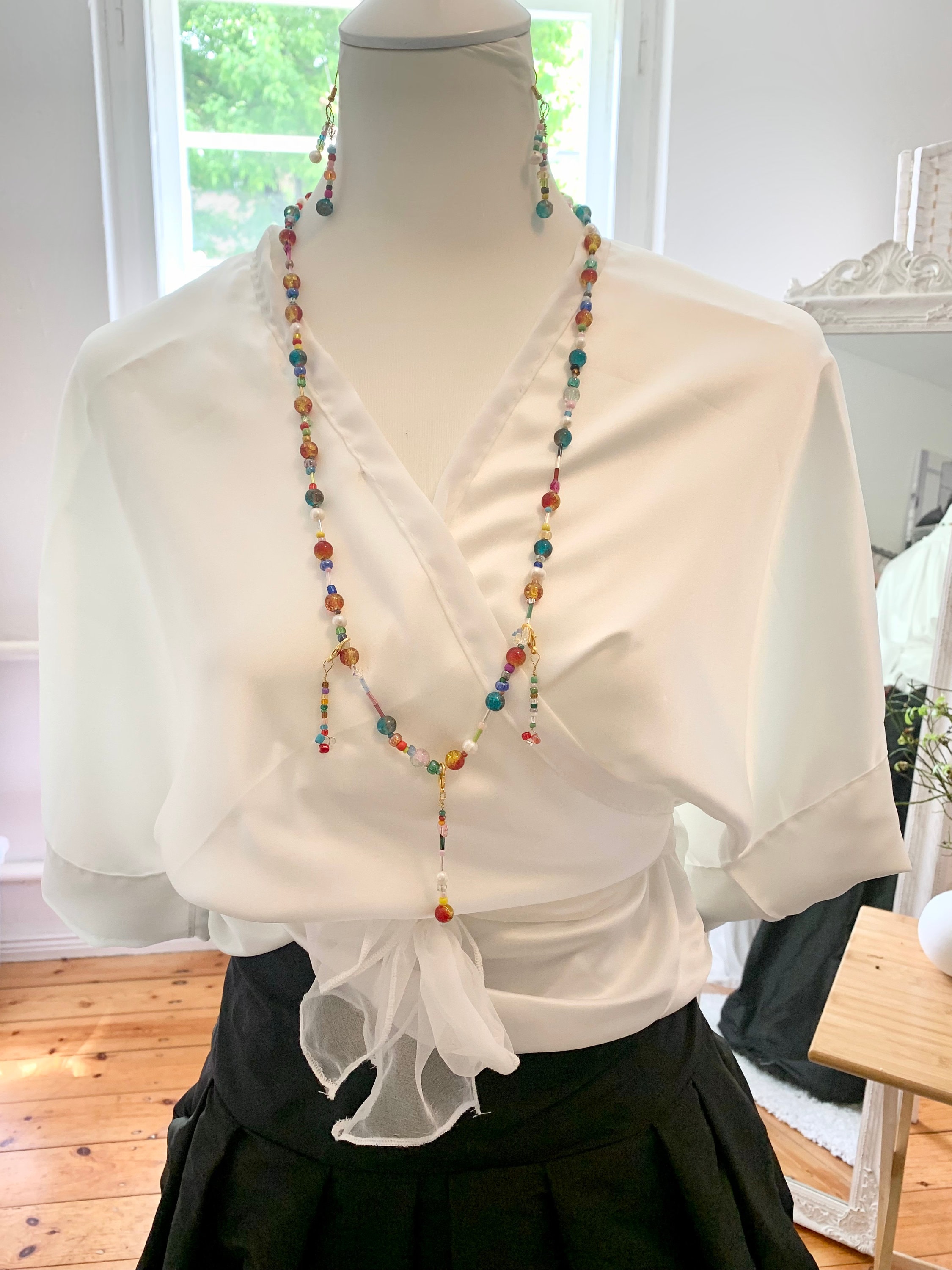 Silk blouse "White Silk"