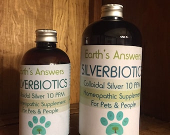 10 PPM Colloidal Silver Holistic  for Both Pets & their People