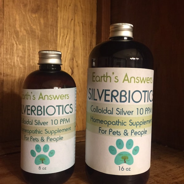 10 PPM Colloidal Silver Holistic  for Both Pets & their People