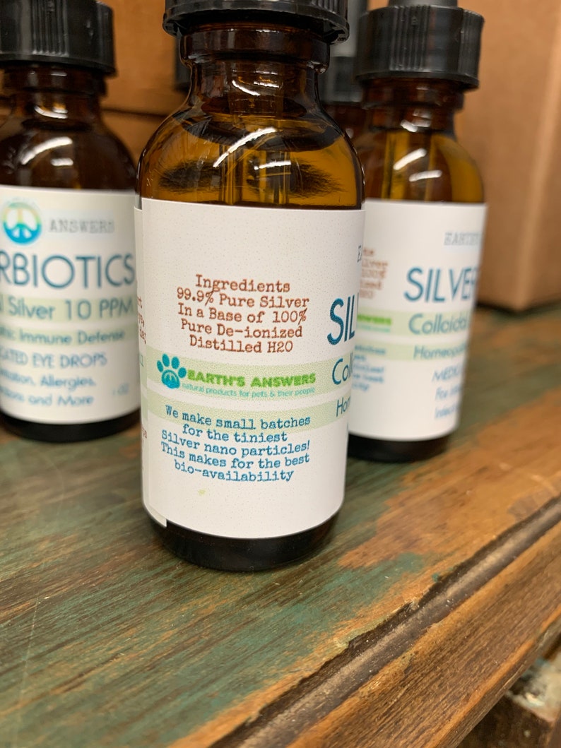 Colloidal Silver Eye Drops for Dogs and Cats Etsy