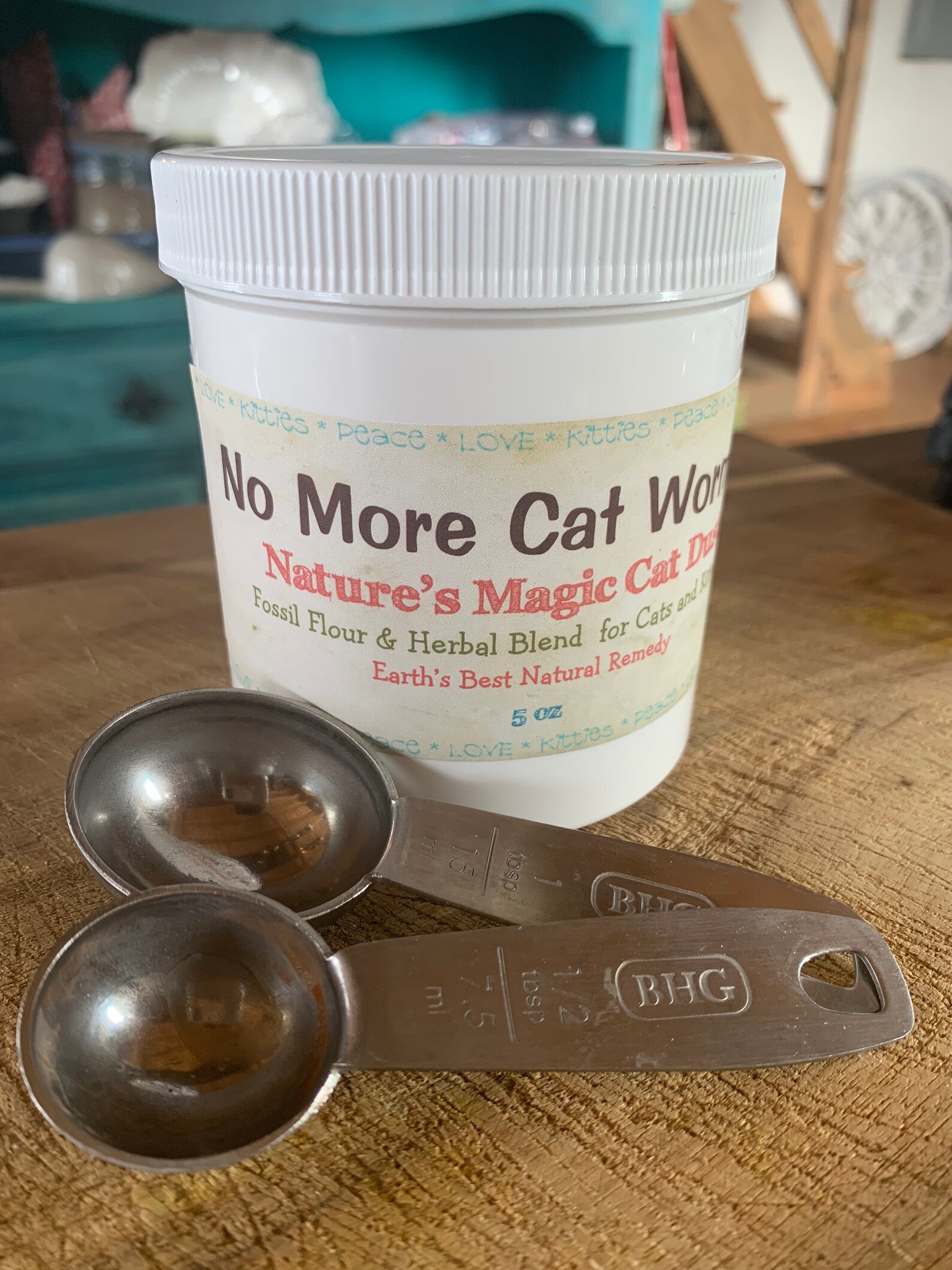 Natural Cat and Kitten Dewormer Diatomaceous Earth and Herbal Etsy