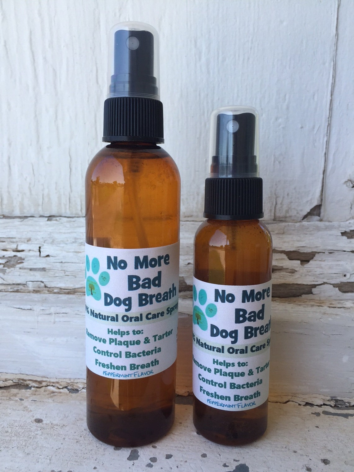 No More Bad Dog Breath NATURAL Dog Oral Care Spray. Dog Tartar Etsy