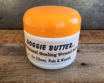 Holistic Dog Salve Balm Dry Pads, Elbows, Noses, Wounds, Hot Spots, Skin Soothing Doggie Butter