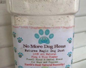 3lb Diatomaceous Earth Herbal Blend No More Dog Flea Powder Treatment and Control