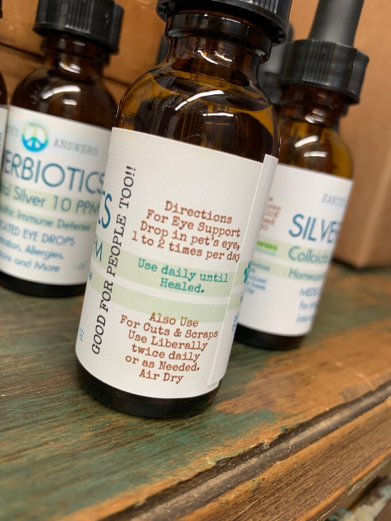 Colloidal Silver Eye Drops for Dogs and Cats Etsy