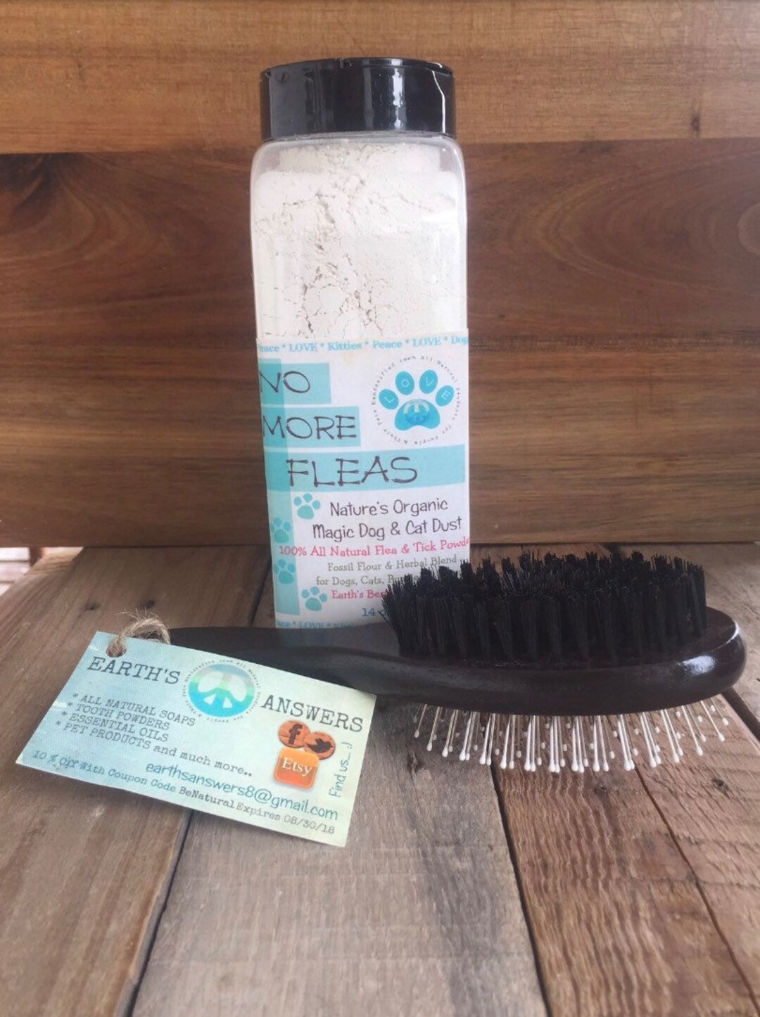All Natural Organic Flea and Tick Treatment Control Preventative Blend