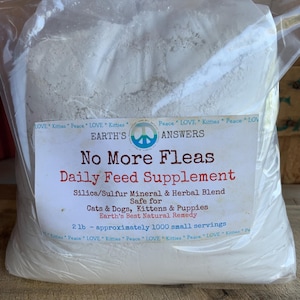 Flea Free Repellent Feed Supplement for Dogs and Cats