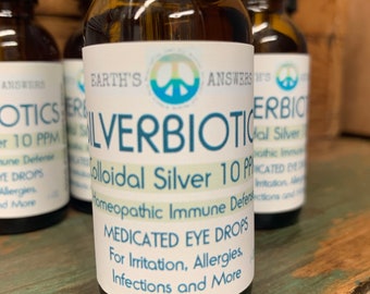 Colloidal Silver Eye Drops for Dogs and Cats