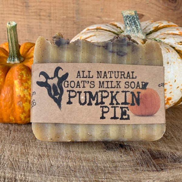 Handcrafted All Natural Pumpkin Pie Soap