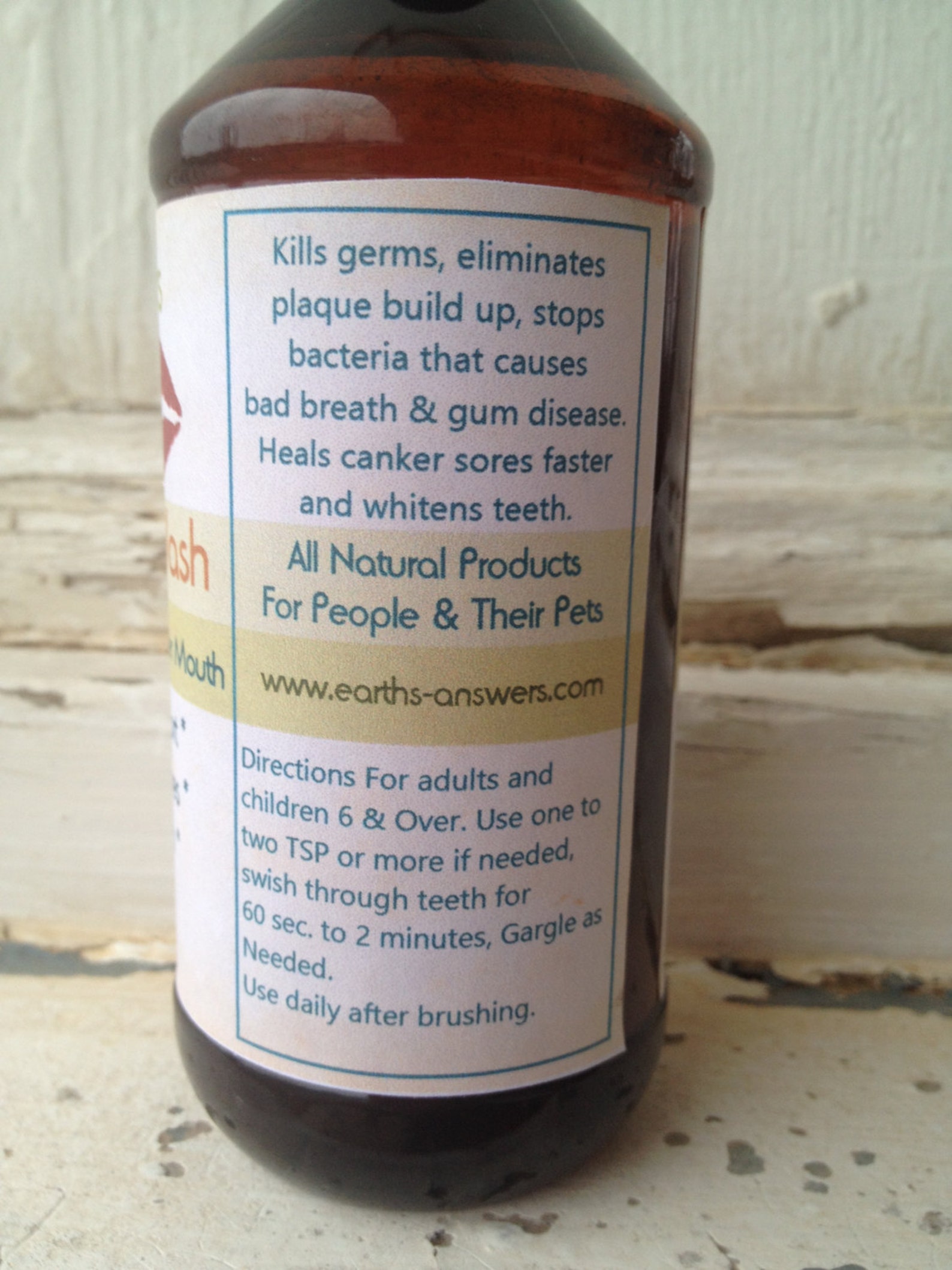 30 Day Healing Natural Herbal Mouthwash Healthy Gums Tooth Etsy