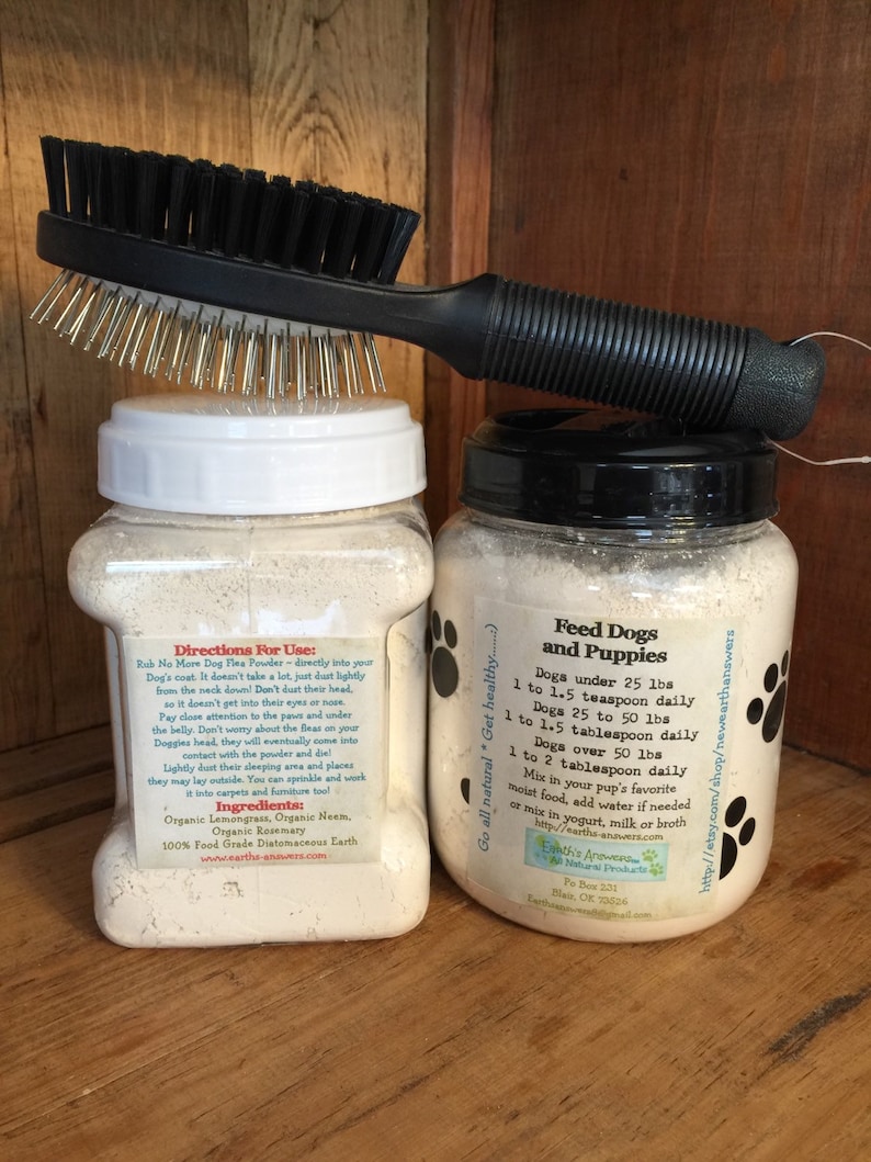 Dog Puppy Natural Flea Control Treatment Flea Powder Etsy