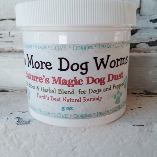 No More Dog Worms 100 Organic & Natural Dog and Puppy Wormer Etsy