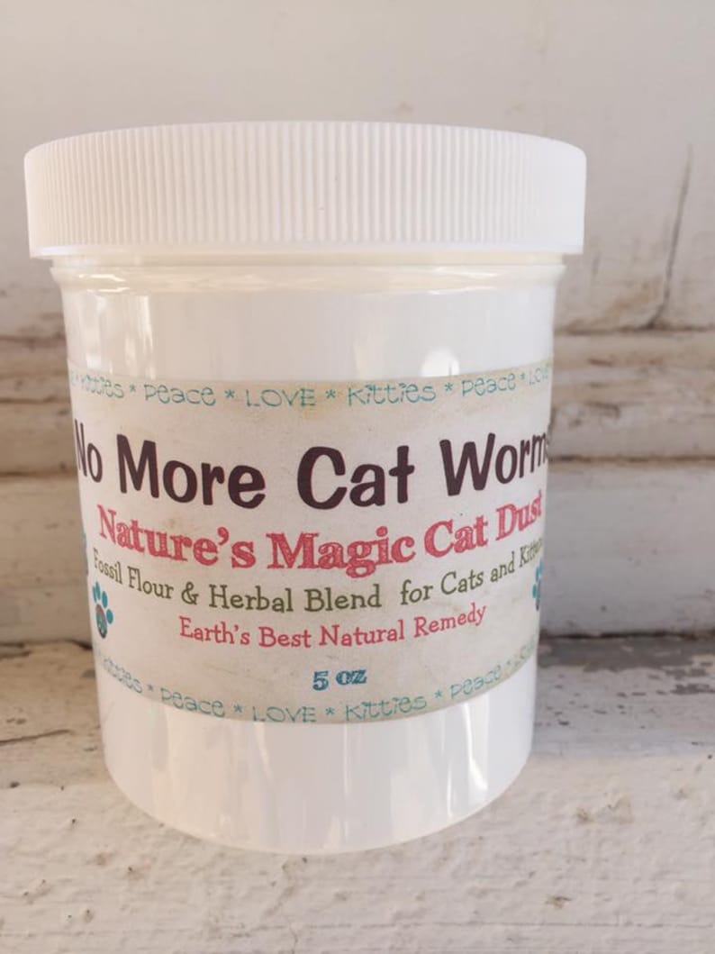 Natural Cat Wormer No More Cat Worms 100 Organic & Natural Etsy