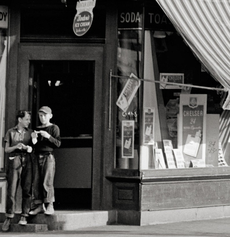 Baltimore Maryland year 1940.Row houses in Pigtown Historic Etsy