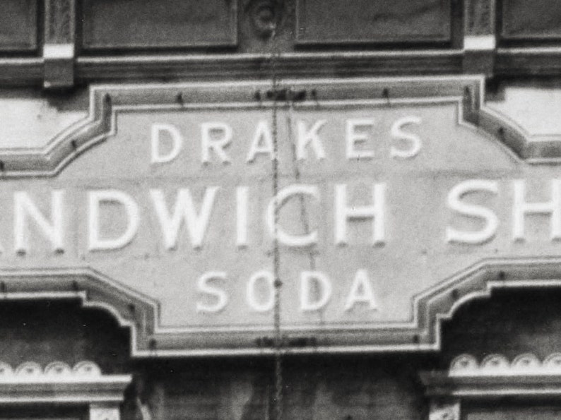 Drake's Sandwich Shop year 1930.Historical Ann Arbor Etsy