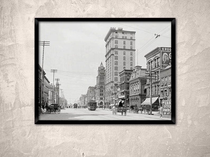 Dayton Ohio 1904 Main Street Oh Historical Photography