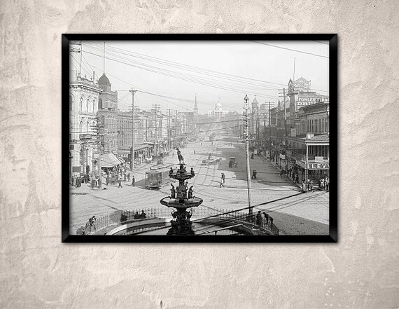 Montgomery Alabama year 1906.Dexter Avenue and the Capitol | Etsy