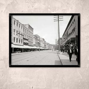 Old Ithaca photo New York 1900.State Street Ithaca NY. | Etsy