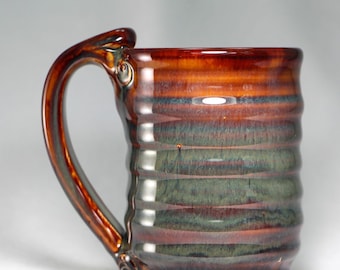 10oz ceramic pottery coffee mug (S63)