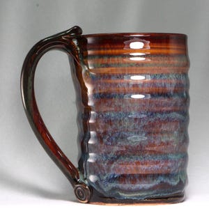 ceramic pottery mug, 12oz  pottery tea cup (A86)
