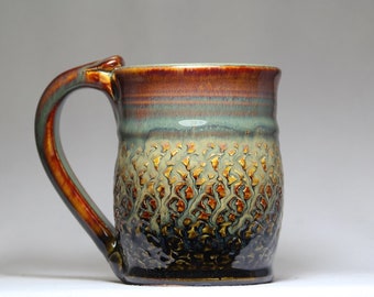 10oz pottery mug, original pottery mug, pottery coffee mug