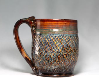 pottery mug, 18oz large mug (S80)