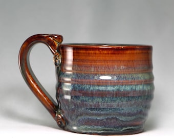 tea cup, 14oz pottery mug (S9)