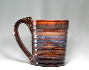 16oz stoneware pottery mug (S76)