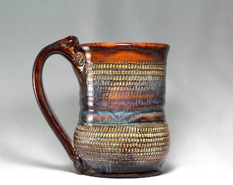 stoneware pottery 18oz mug (S84)