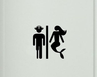 Pirate And Mermaid Etsy