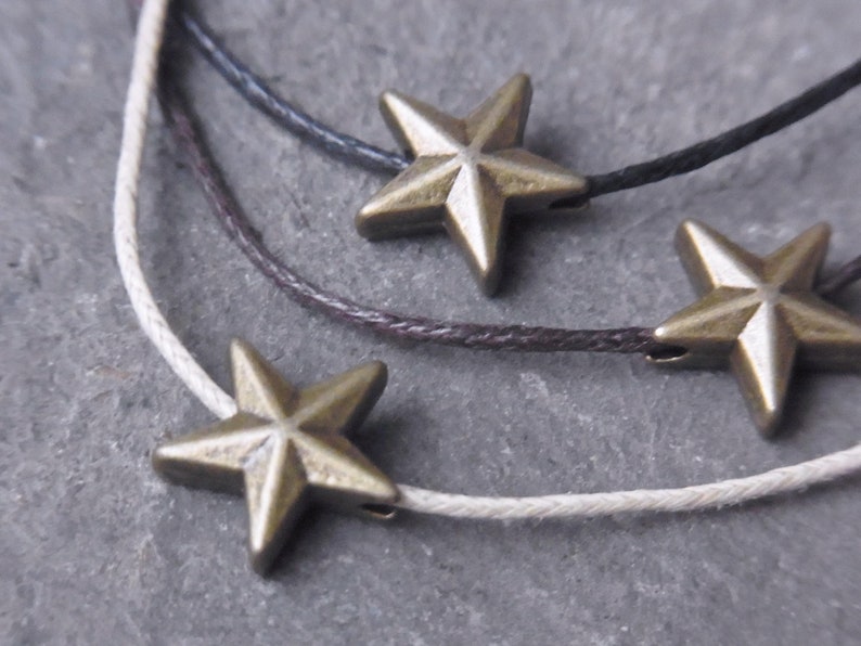 Bracelet Friends Friendship band partner Bracelet Infinity star Star Cotton bracelet