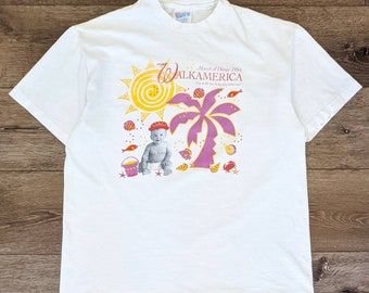 vintage March of Dimes 1994 T-shirt Walkamerica