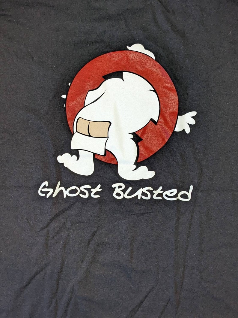 t-shirt vintage Ghost busted Ghostbusters image 5