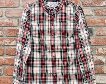 chemise à manches longues vintage L.L. Bean plaid