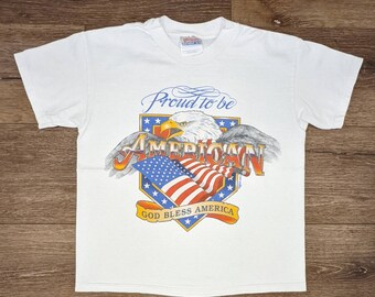 Vintage Proud to be American Bald Eagle t-shirt