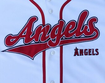 1920s Vintage MLB Angels ヴィンテージ ユニフォーム T Vintage Anaheim California Angels MLB Baseball Jersey