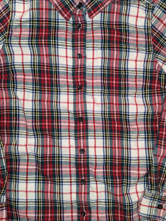 Vintage L.L. Bean plaid longsleeve shirt - image 2