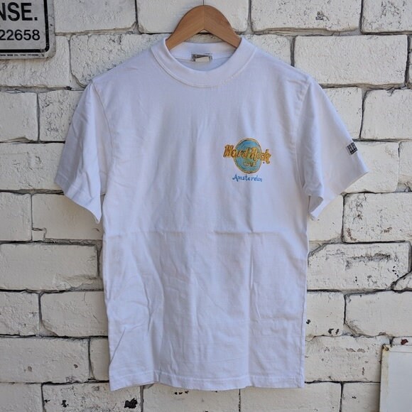 国内外の人気 Hard Vintage Rock Norway Etsy - T-shirt Amsterdam Cafe トップス