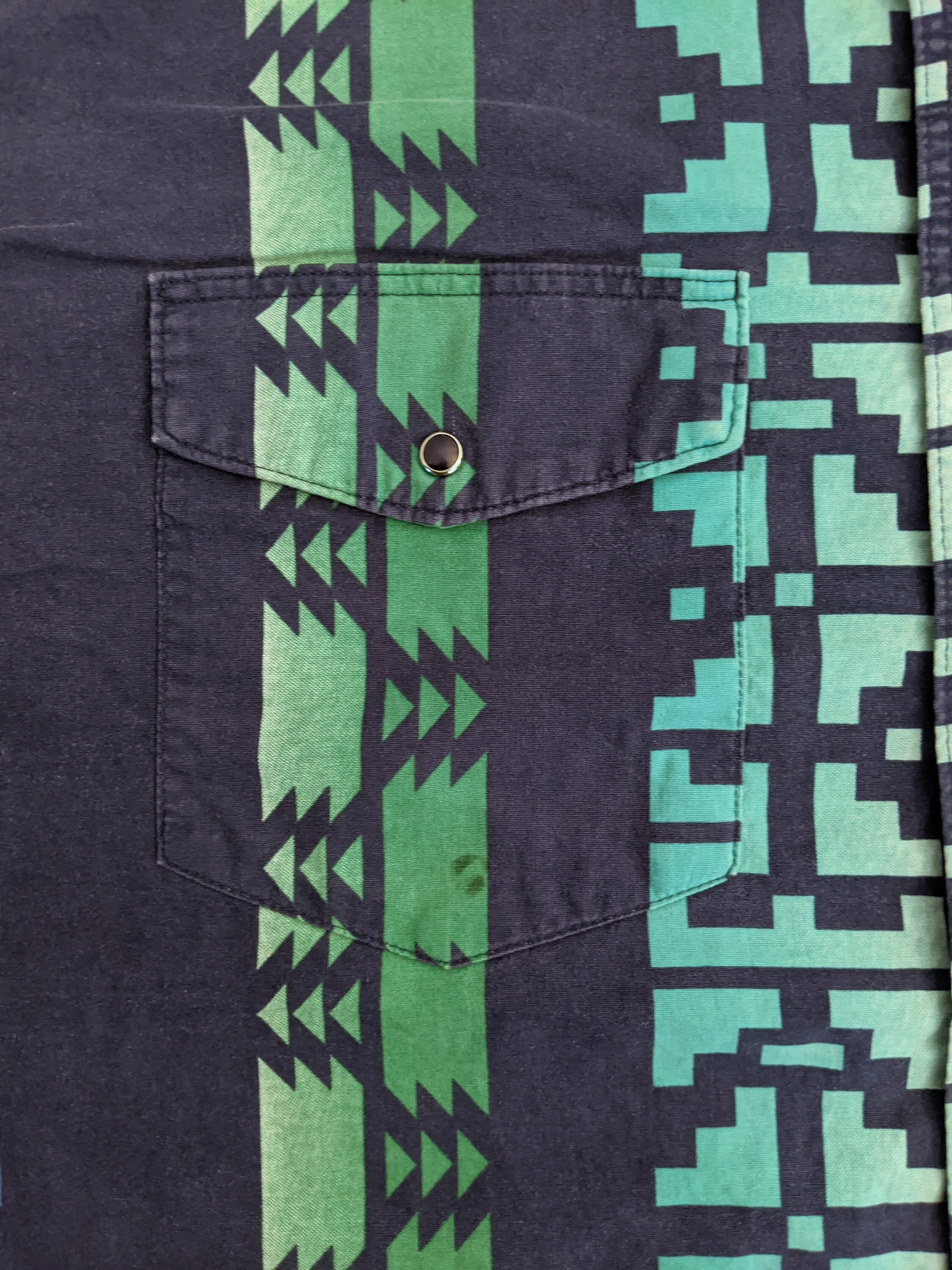 Vintage Wrangler Native Pattern Shirt - Etsy