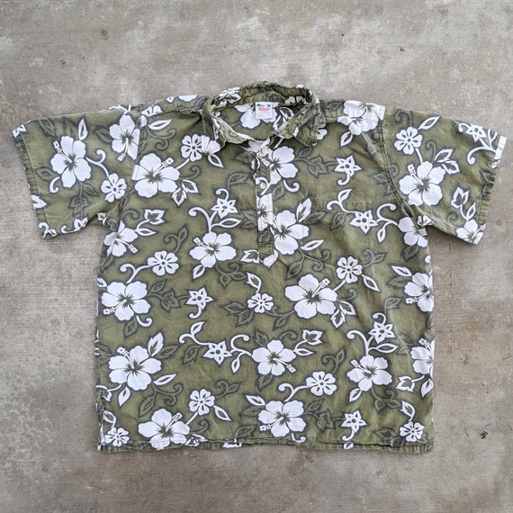 Paradise Floral Hawaiian Aloha Shirt | White
