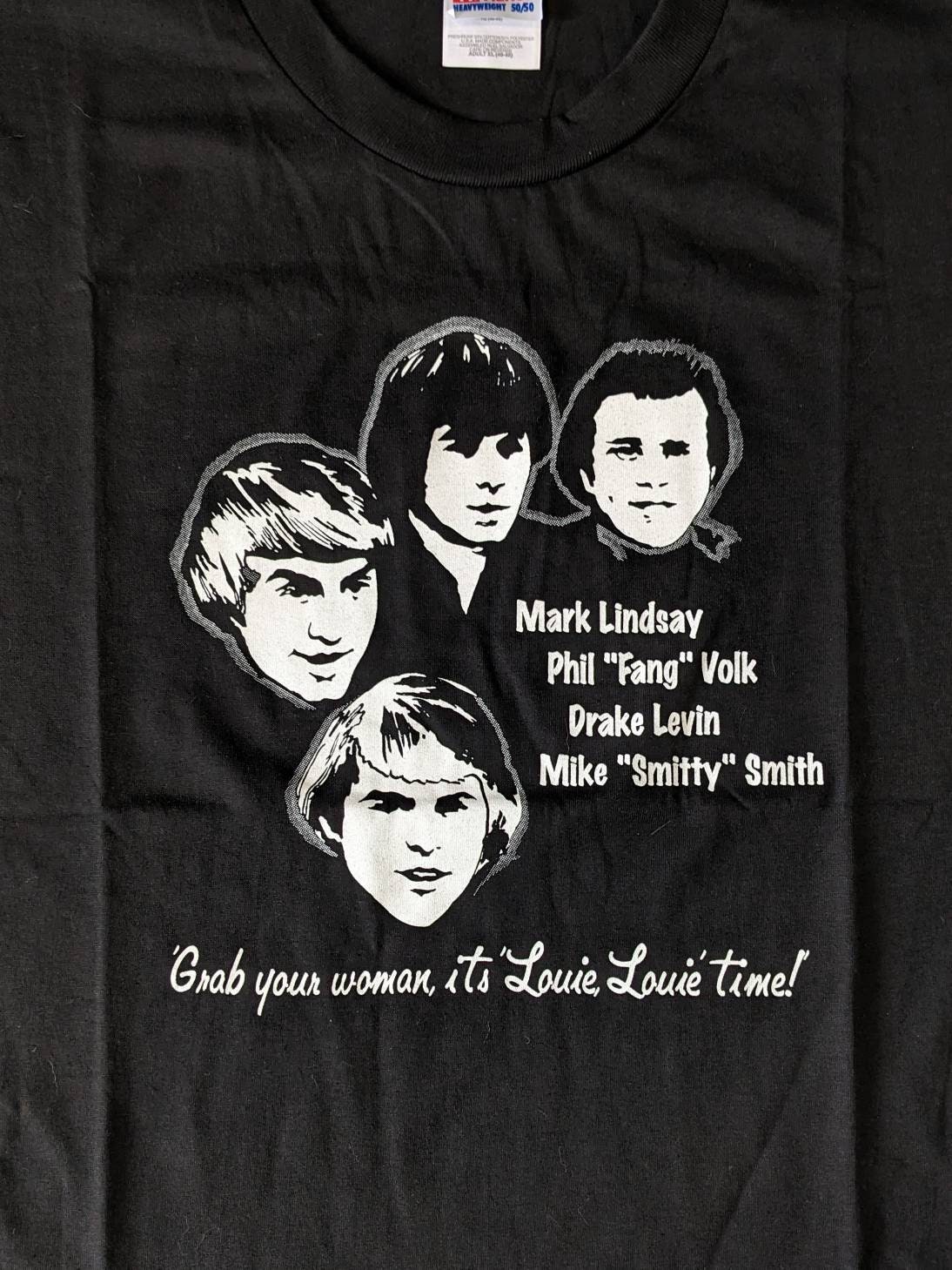 Vintage Paul Revere and the Raiders Louie, Louie Time T-shirt - SIZE XL -  Etsy, image size:1094x1459