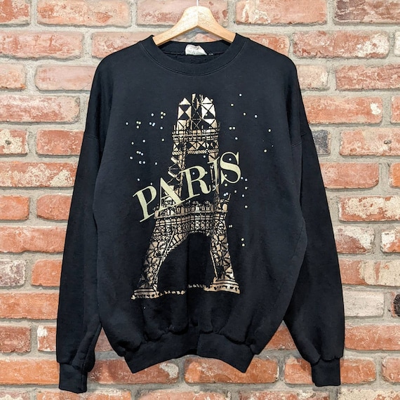 Vintage Paris Eiffel Tower crewneck