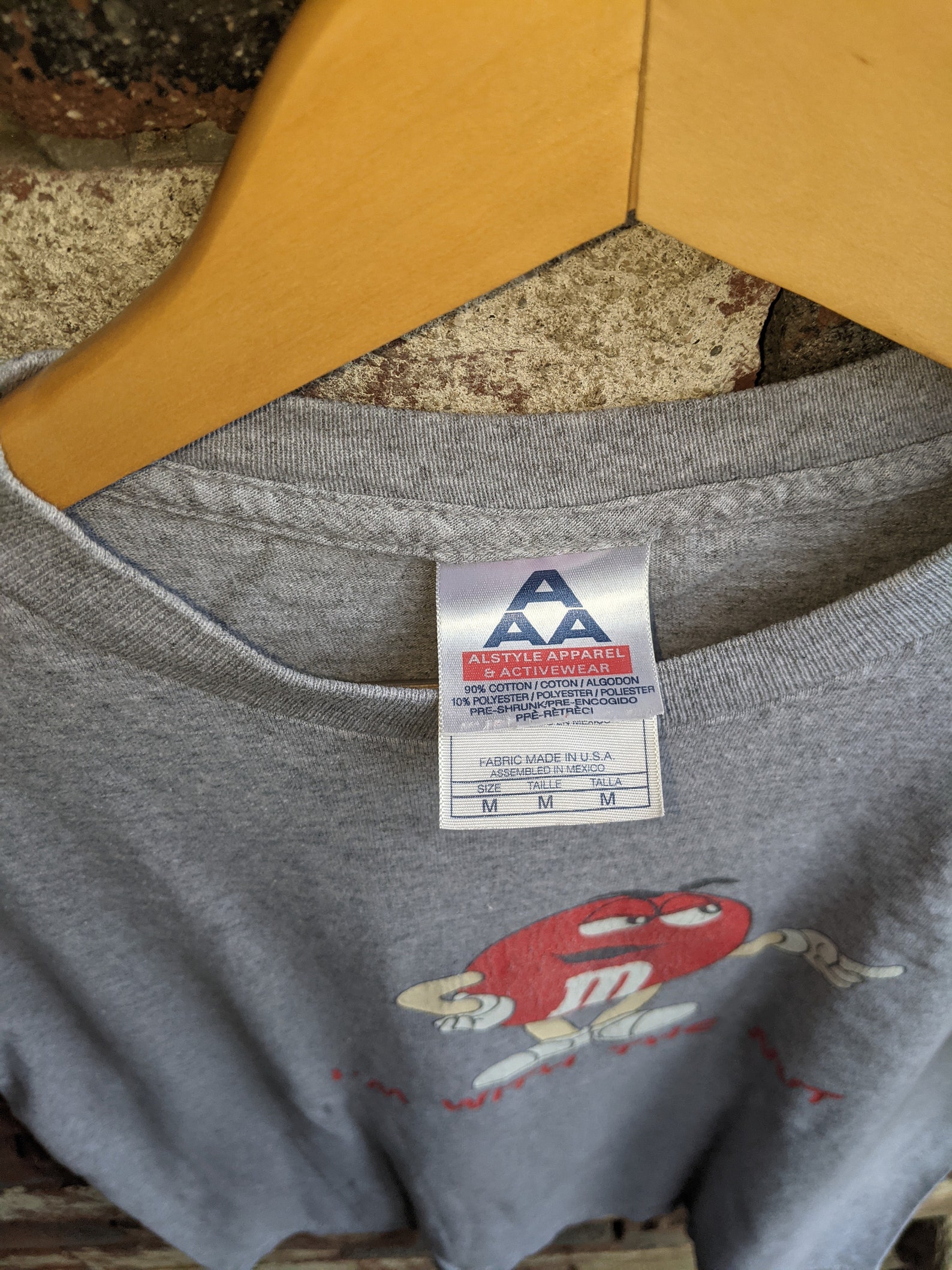 Vintage red M&M tshirt Etsy