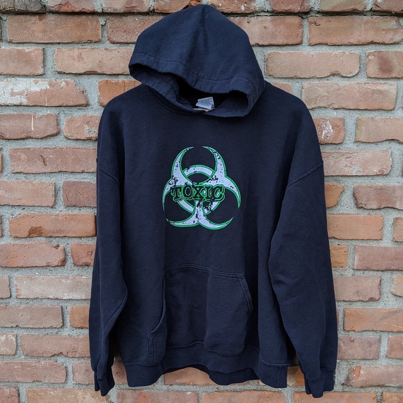 Toxic hazardous symbol hoodie | Etsy