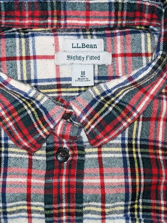 Vintage L.L. Bean plaid longsleeve shirt - image 4