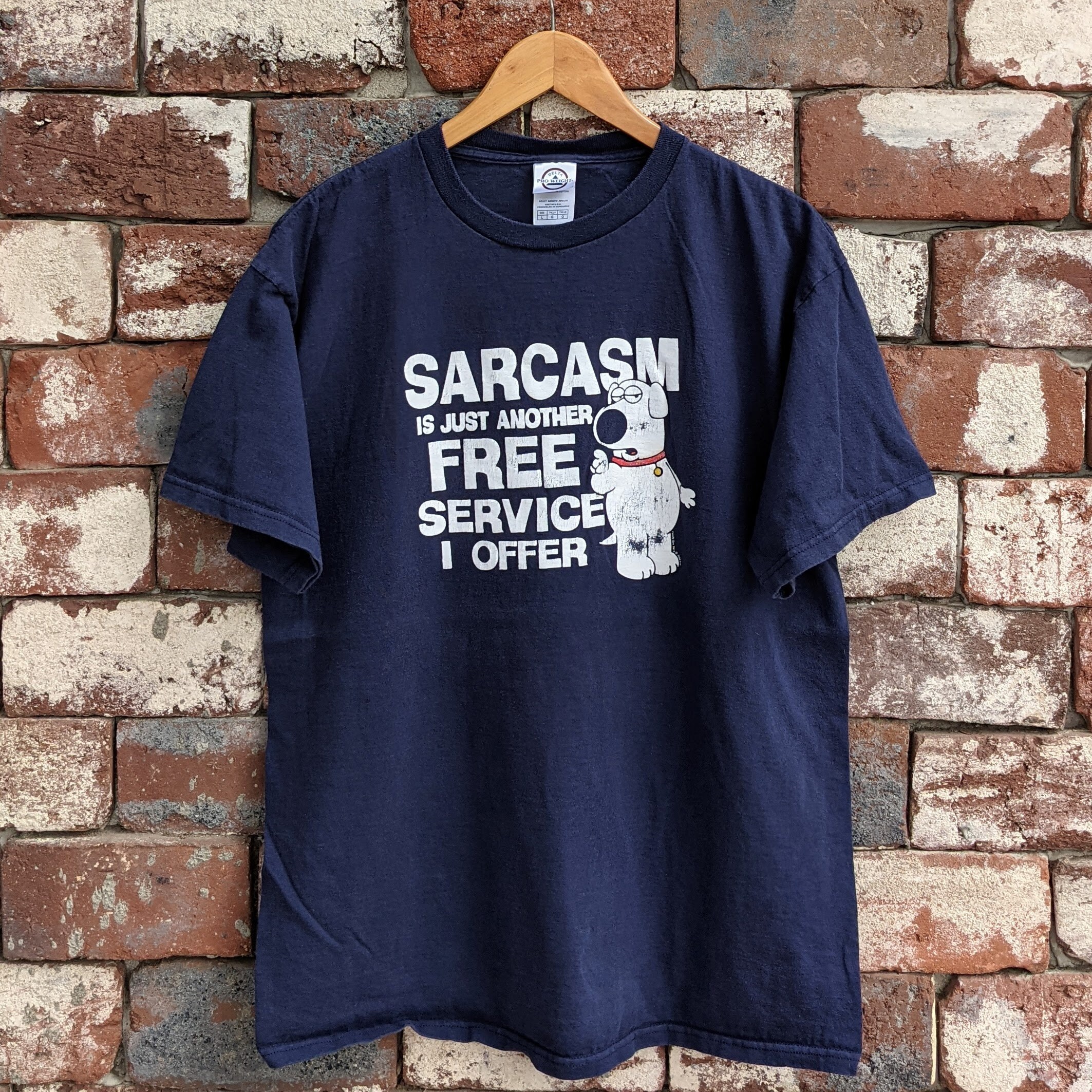 Vintage Family Guy Brian Sarcasm T 